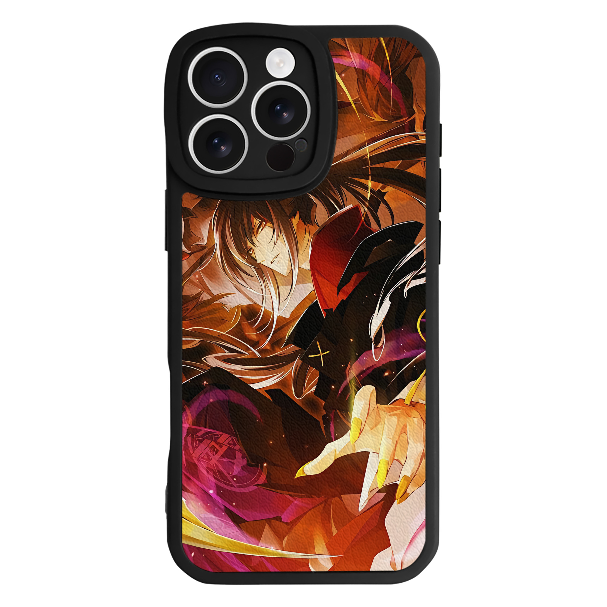 （画像用） 刀剣乱舞 Touken Ranbu 【iPhone 16シリーズ対応】シリコンスマホケース（レザー調） 材質：シリコン